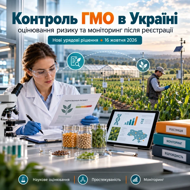 Контроль ГМО: наукове оцінювання ризику та моніторинг після реєстрації